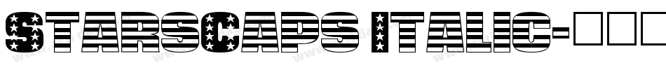 StarsCaps Italic字体转换